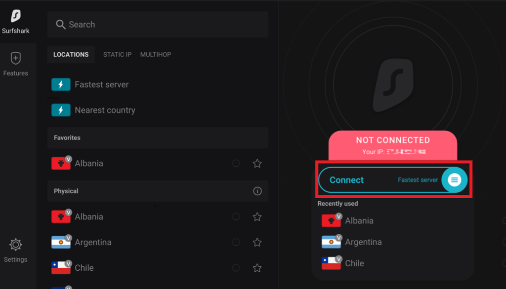 Connect to Surfshark on Fire Stick